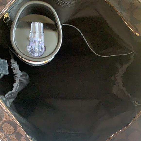 Brown Monogram Coach carry on - Picture 10 of 15